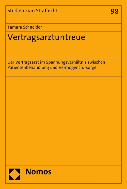 Vertragsarztuntreue - Tamara Schneider