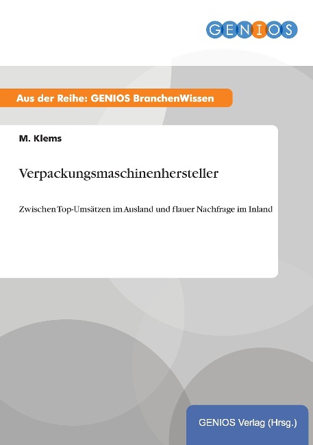 Verpackungsmaschinenhersteller - M. Klems