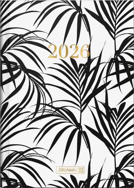 BRUNNEN 1079612016 | Buchkalender Mod. 796 2026 "Jungle" | A5, Papier - 