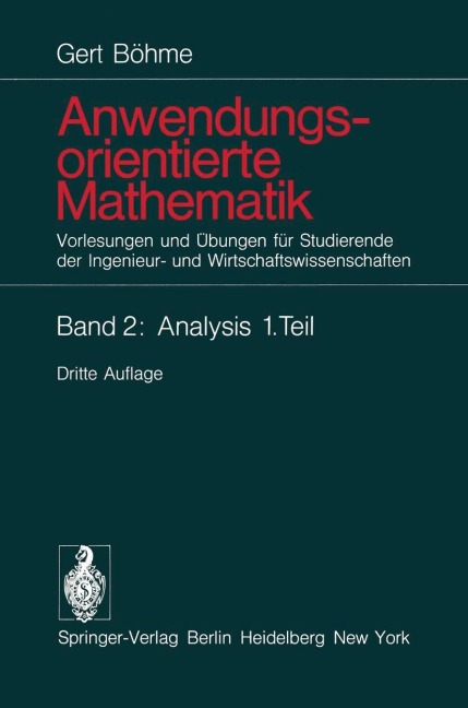 Anwendungsorientierte Mathematik - Gert Böhme