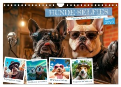Cover-Bild zum Titel 'HUNDE-SELFIES Tierischer Outdoorspaß (Wandkalender 2026 DIN A4 quer), CALVENDO Monatskalender' von 'Melanie Viola'