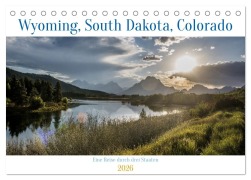 Cover-Bild zum Titel 'Wyoming, South Dakota Colorado (Tischkalender 2026 DIN A5 quer), CALVENDO Monatskalender' von 'Rolf-Dieter Hitzbleck'