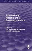Cover-Bild zum Titel 'Parent-Baby Attachment in Premature Infants (Psychology Revivals)' von ''