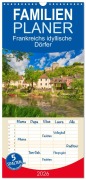 Cover-Bild zum Titel 'Familienplaner 2026 - Frankreichs idyllische Dörfer mit 5 Spalten (Wandkalender, 21 x 45 cm) CALVENDO' von 'Tanja Voigt'