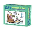 Cat Cartoon-A-Day by Jonny Hawkins 2024 6.2 X 5.4 Box Calendar - 