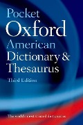 Cover-Bild zum Titel 'Pocket Oxford American Dictionary and Thesaurus' von 'Oxford Languages'
