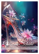 Cover-Bild zum Titel 'Gläserne Schuhe - Märchenhafte Pumps voller funkelnder Träume (Wandkalender 2026 DIN A2 hoch), CALVENDO Monatskalender' von 'Fotodesign Verena Scholze'
