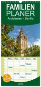 Familienplaner 2026 - Andalusien - Sevilla mit 5 Spalten (Wandkalender, 21 x 45 cm) CALVENDO - Peter Schickert