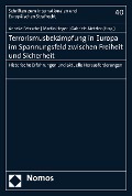 Cover-Bild zum Titel 'Terrorismusbekämpfung in Europa im Spannungsfeld zwischen Freiheit und Sicherheit' von ''