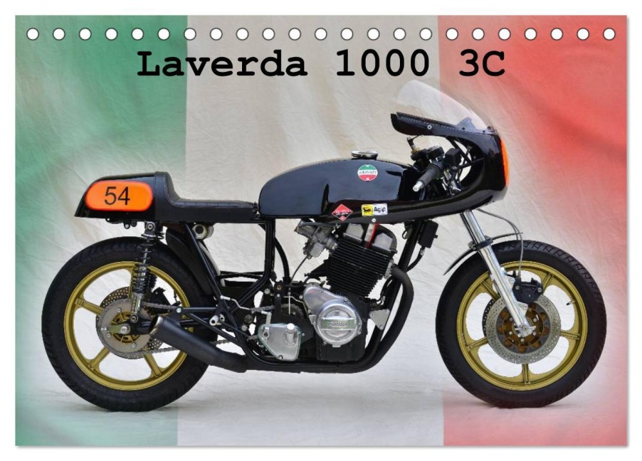 Laverda 1000 3C (Tischkalender 2026 DIN A5 quer), CALVENDO Monatskalender - Ingo Laue