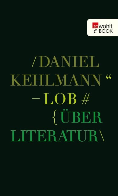 Lob - Daniel Kehlmann