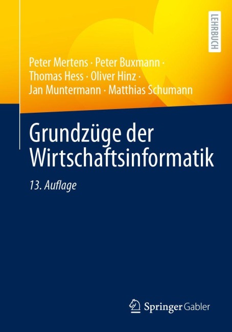 Grundzüge der Wirtschaftsinformatik - Peter Mertens, Oliver Hinz, Peter Buxmann, Thomas Hess, Jan Muntermann
