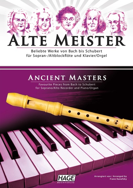 Alte Meister für Sopran-/Altblockflöte und Klavier/Orgel - Franz Kanefzky