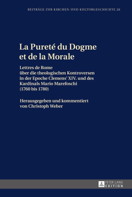 La Pureté du Dogme et de la Morale - 