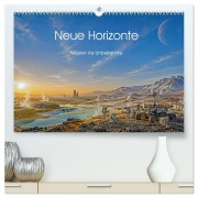 Cover-Bild zum Titel 'Neue Horizonte - Mission ins Unbekannte (hochwertiger Premium Wandkalender 2027 DIN A2 quer), Kunstdruck in Hochglanz' von 'Juehust'
