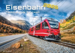 Cover-Bild zum Titel 'Eisenbahn - faszinierende Bahnwelt - 2026 - Kalender DIN A2' von ''