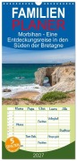 Cover-Bild zum Titel 'Familienplaner 2027 - Morbihan - Eine Entdeckungsreise in den Süden der Bretagne mit 5 Spalten (Wandkalender, 21 x 45 cm) CALVENDO' von 'Etienne Benoît'
