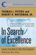 Cover-Bild zum Titel 'In Search of Excellence' von 'Thomas J. Peters, Robert H. Waterman'