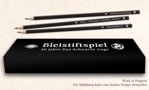 Cover-Bild zum Titel 'DSA - 40 Jahre Das Schwarze Auge - Bleistiftspiel' von 'Thomas Michalski Plötz, Markus'