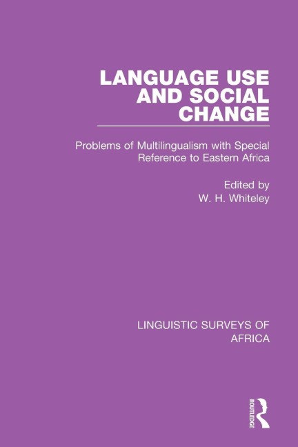 Language Use and Social Change - 