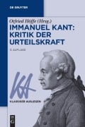Cover-Bild zum Titel 'Immanuel Kant: Kritik der Urteilskraft' von ''