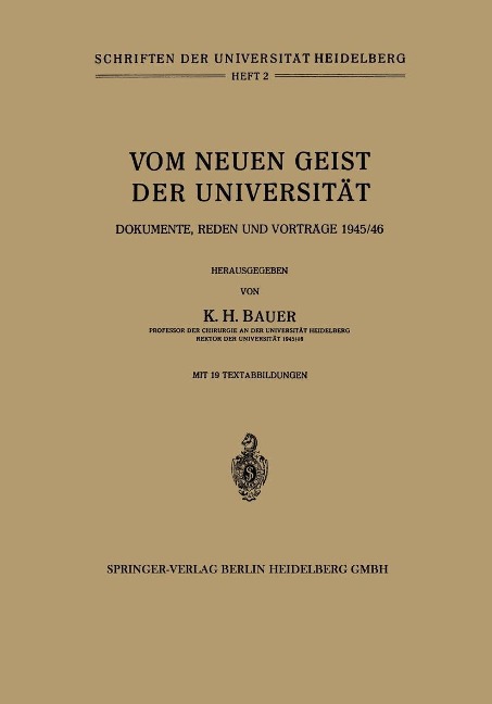 Vom Neuen Geist der Universität - 