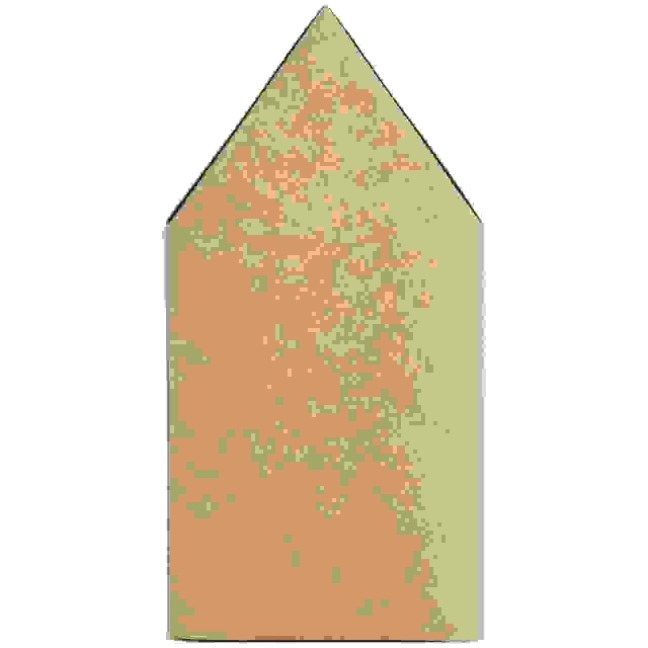 Adventskalender Papphäuser, 24 Stk., 15x7,5x7,5cm, FSC MIX - 