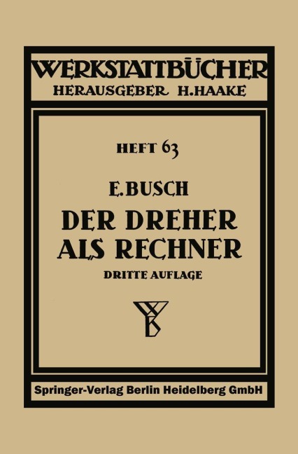 Der Dreher als Rechner - Ernst Busch