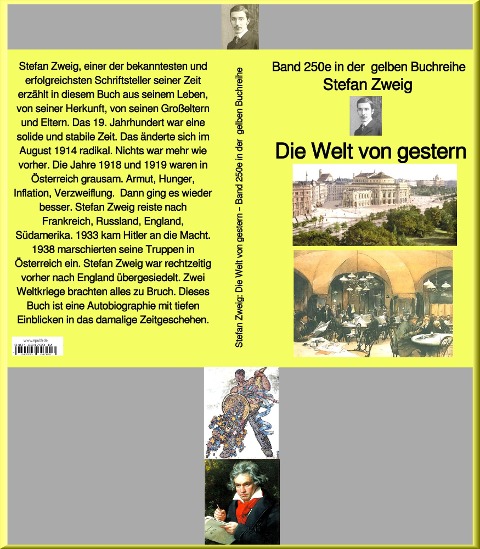 Die Welt von gestern - Band 250 in der gelben Buchreihe - bei Jürgen Ruszkowski - Stefan Zweig