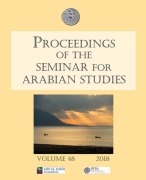 Cover-Bild zum Titel 'Proceedings of the Seminar for Arabian Studies Volume 48 2018' von ''