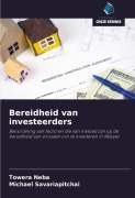 Cover-Bild zum Titel 'Bereidheid van investeerders' von 'Towera Neba, Michael Savariapitchai'