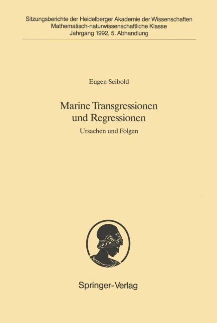 Marine Transgressionen und Regressionen - Eugen Seibold