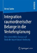 Cover-Bild zum Titel 'Integration raumordnerischer Belange in die Verkehrsplanung' von 'Bernd Buthe'