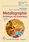 Cover-Bild zum Titel 'Metallographie' von 'Georg Salbert, Karl Maile, Rudi Scheck'