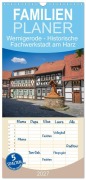 Cover-Bild zum Titel 'Familienplaner 2027 - Wernigerode - Historische Fachwerkstadt am Harz mit 5 Spalten (Wandkalender, 21 x 45 cm) CALVENDO' von 'Thomas Bugdoll'