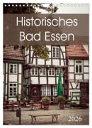 Cover-Bild zum Titel 'Historisches Bad Essen (Wandkalender 2026 DIN A4 hoch), CALVENDO Monatskalender' von 'Marlen Rasche'