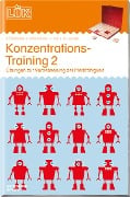 Cover-Bild zum Titel 'LÜK. Konzentrationstraining 2: Übungen zur Verbesserung der Merkfähigkeit' von ''