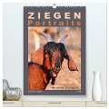 Ziegenportraits (hochwertiger Premium Wandkalender 2024 DIN A2 hoch), Kunstdruck in Hochglanz - Sabine Löwer
