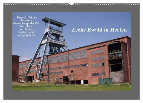 Zeche Ewald in Herten (Wandkalender 2024 DIN A2 quer), CALVENDO Monatskalender - Uwe Bernds