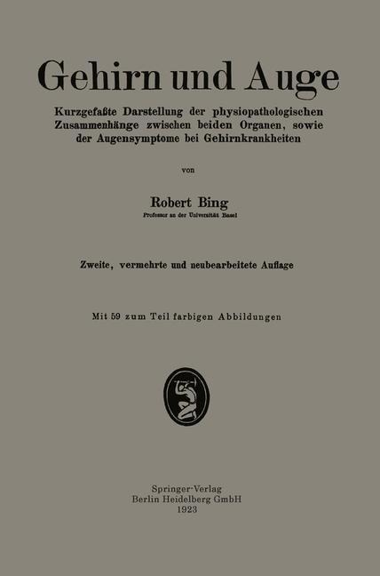 Gehirn und Auge - Robert Bing