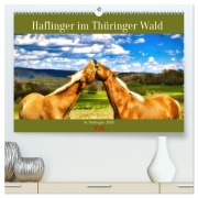 Cover-Bild zum Titel 'Haflinger im Thüringer Wald (hochwertiger Premium Wandkalender 2026 DIN A2 quer), Kunstdruck in Hochglanz' von 'Torsten Irmer'