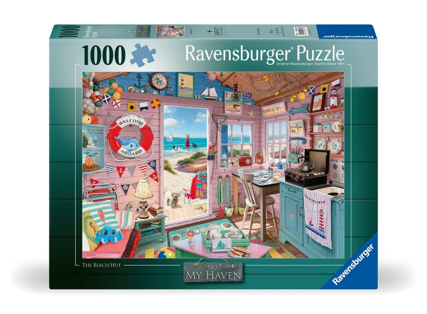 Erwachsenenpuzzle 1000 Teile - Die Strandhütte - 