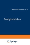 Cover-Bild zum Titel 'Festigkeitslehre' von 'George Fillmore Swain, A. Mehmel'