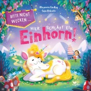 Cover-Bild zum Titel 'Bitte nicht wecken ... Hier schläft ein Einhorn!' von 'Rhiannon Findlay'