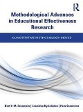 Cover-Bild zum Titel 'Methodological Advances in Educational Effectiveness Research' von 'Bert Creemers, Pam Sammons, Leonidas Kyriakides'