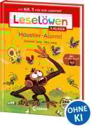 Cover-Bild zum Titel 'Leselöwen 1. Klasse - Jim ist mies drauf - Haustier-Alarm!' von 'Suzanne Lang'