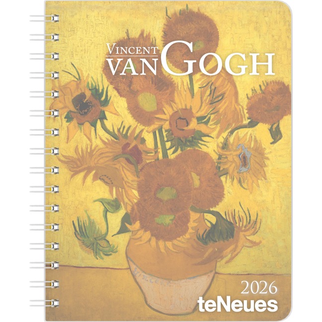Vincent van Gogh 2026 - Diary - Buchkalender - Taschenkalender - 16,5x21,6 - 