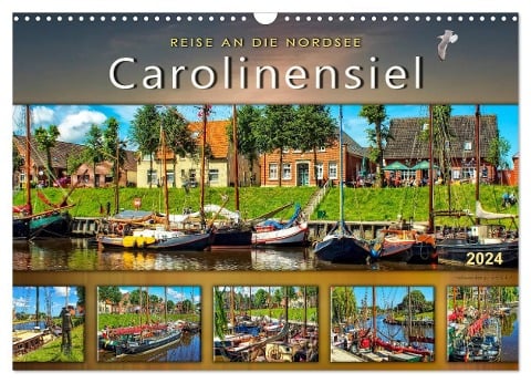 Reise an die Nordsee - Carolinensiel (Wandkalender 2024 DIN A3 quer), CALVENDO Monatskalender - Peter Roder