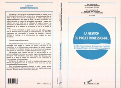 La gestion du projet professionnel - Eymard-Simonian C.