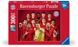 Cover-Bild zum Titel 'Kinderpuzzle 300 XXL Teile - FC Bayern München Saison 2024/25' von ''